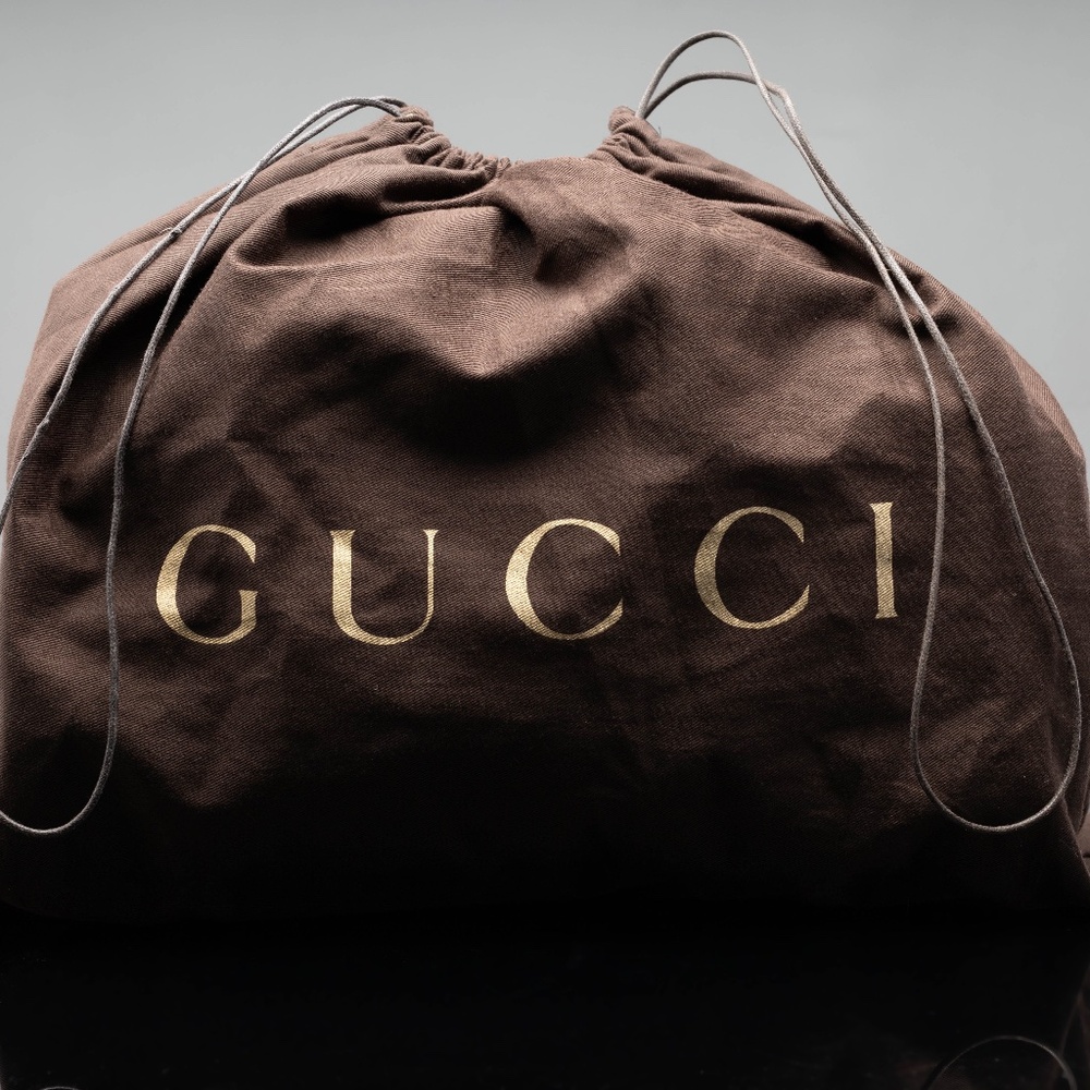 Gucci Diamante Canvas Vintage Web Joy Medium Boston Bag
